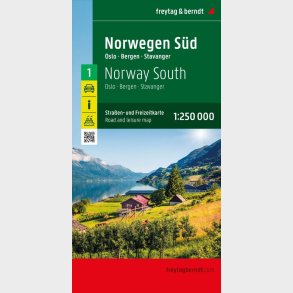 Freytag & Berndt Norwegen Blad 1: Norwegen S�d - Oslo, Bergen, Stavanger - English book