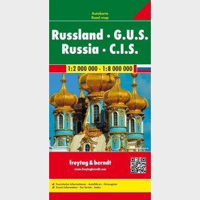 Freytag & Berndt - Plano Rusland C.i.s. Laminated - English book