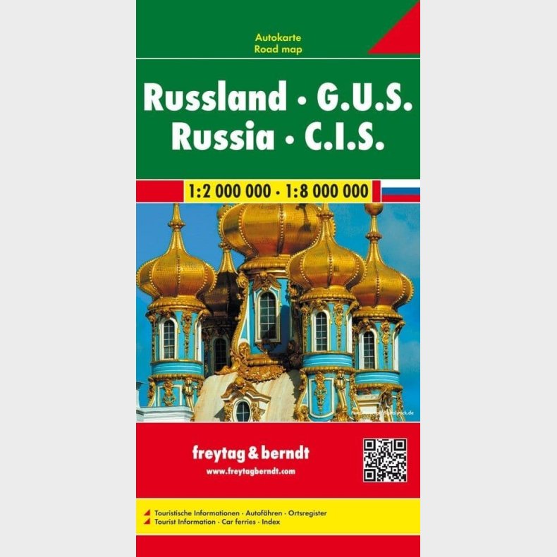 Freytag & Berndt - Plano Rusland C.i.s. Laminated - English book