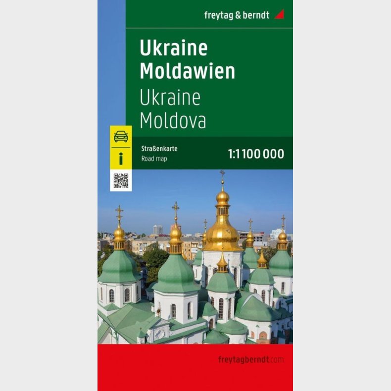 Freytag & Berndt Road Map Ukraine Moldova - English book