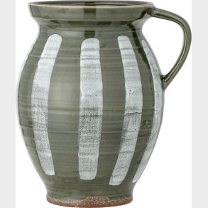 Bloomingville - Frigg Vase Kande - Gr�n - Stent�j - H 26 Cm