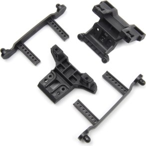Front & Rear Shock Tower Set With Body Posts - 540425 - Blackzon