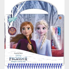 Frost - Aktivitetsbog - Tegn Med Skabeloner Og Klistermrker - Bog