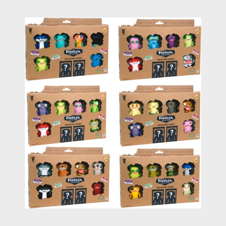 Fuggler - Collectible Figures Deluxe 8 Pk - Assorteret