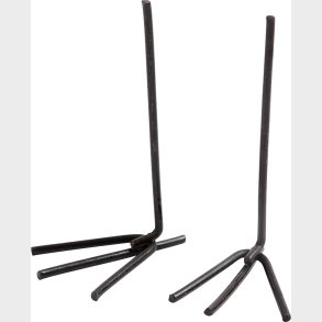 Fuglefdder Og Kyllingefdder - H 5 Cm - B 2 Cm - Sort - 10 Par