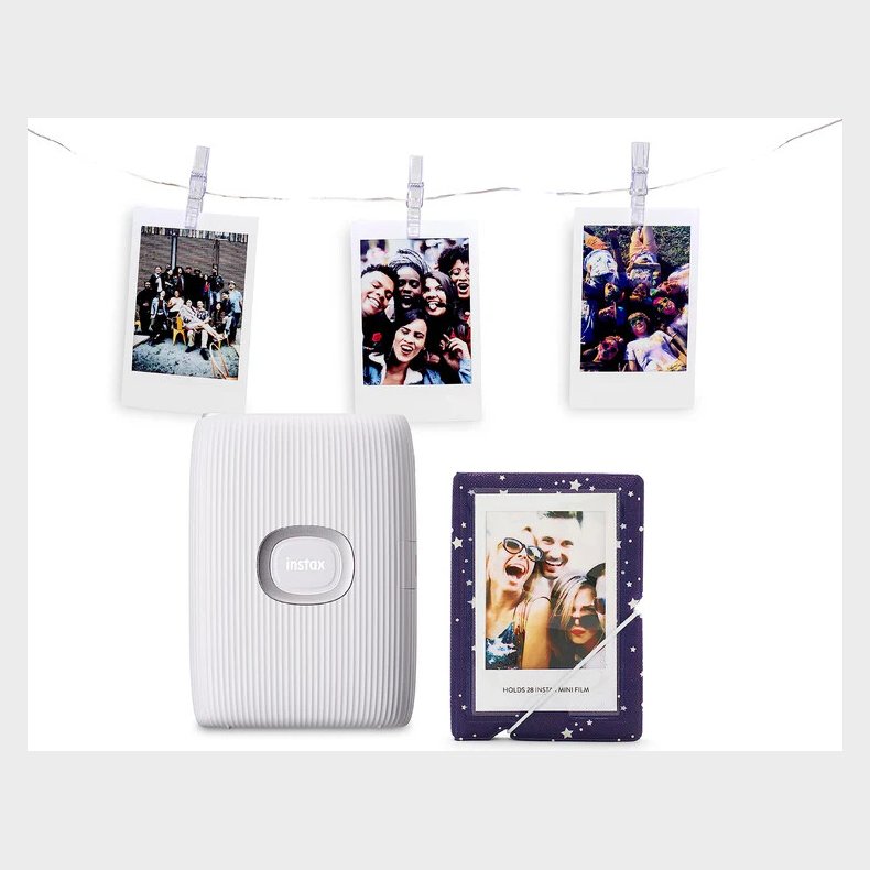 Fuji - Instax Mini Link 2 W. Led Light Chain - Clay White