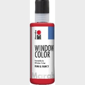 Marabu - Fun & Fancy - Vinduesmaling - 80 Ml - Kirseb�rr�d