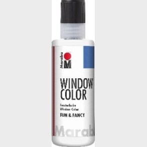 Marabu - Fun & Fancy - Vinduesmaling - 80 Ml - Hvid