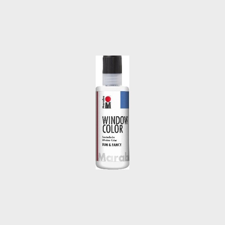 Marabu - Fun & Fancy - Vinduesmaling - 80 Ml - Hvid