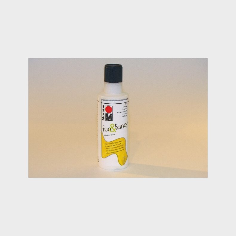 Marabu - Fun & Fancy - Vinduesmaling - 80 Ml - Krystal Klar