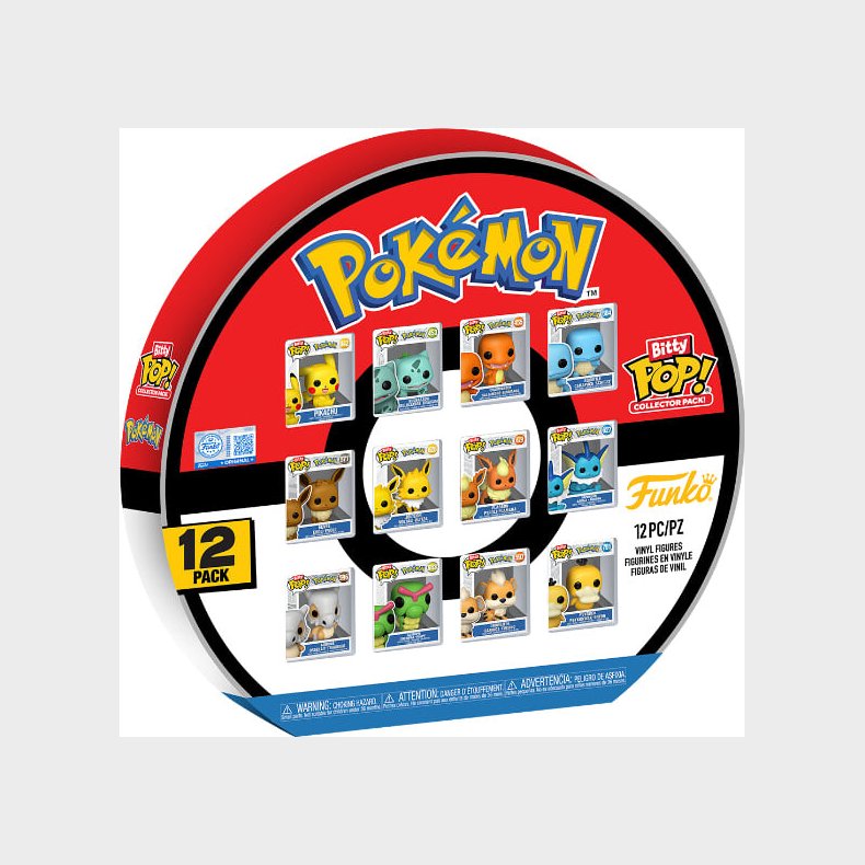 Funko Pop! - Bitty Pop Collector Pack Pokemon 12-pack