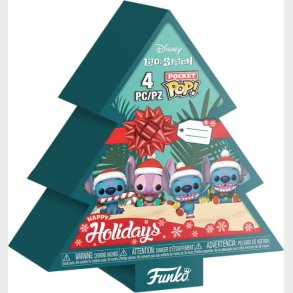 Funko Pocket Pop! - Stitch Keychain - N�glering 4-pak - Holidays
