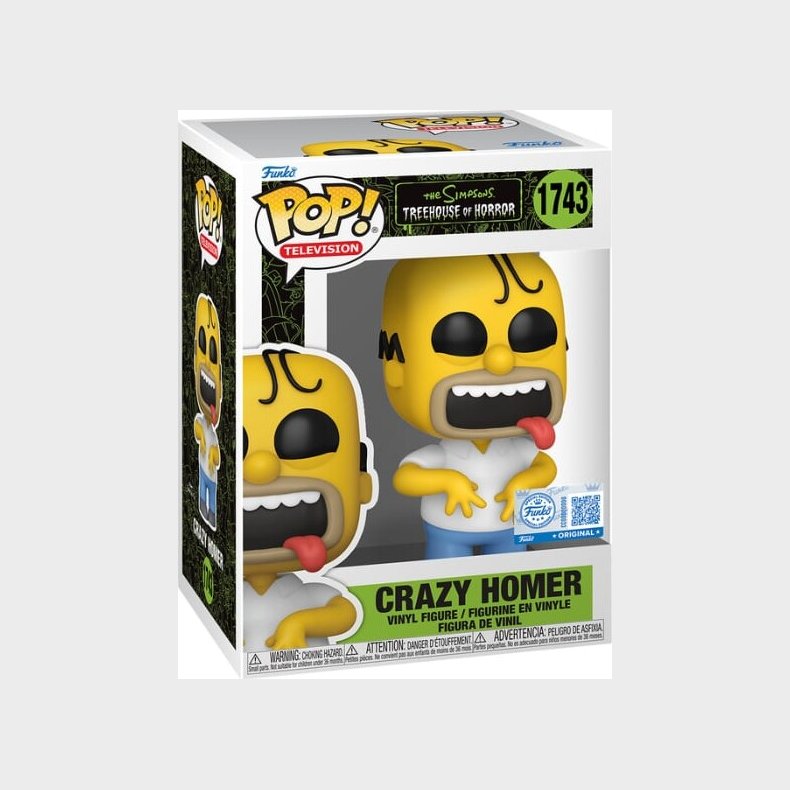 Funko Pop! Television 1743 - Crazy Homer - Simpsons Treehouse Of Horror