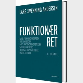 Funktion�rret - Lise Lauridsen - Bog