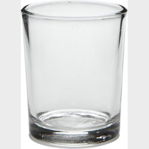 Fyrfadsstager I Glas - H 6,5 Cm -  4,5-5,5 Cm - 12 Stk