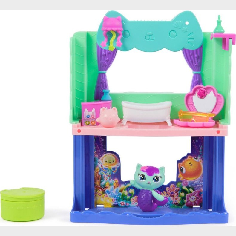 Gabby Dollhouse - The Movie - Mercat's Spa-wesome Bathroom Playset