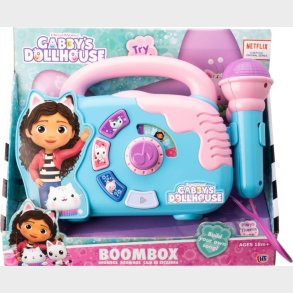 Gabby's Dollhouse - Boombox Med Mikrofon, Lys Og Lyd