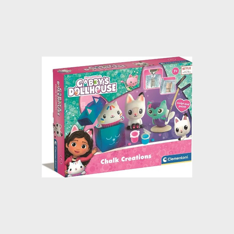 Gabbys Dukkehus - Gips Figurer Diy St - Clementoni