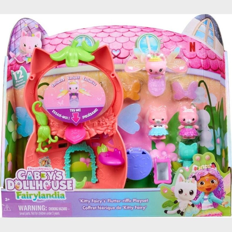 Gabby's Dollhouse - Flutter-riffic Fairy Playset
