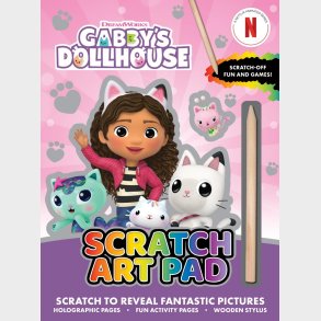 Gabbys Dollhouse Scratch Art Pad - Alligator