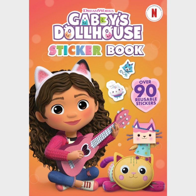 Gabbys Dollhouse Sticker Book - Alligator - Bog