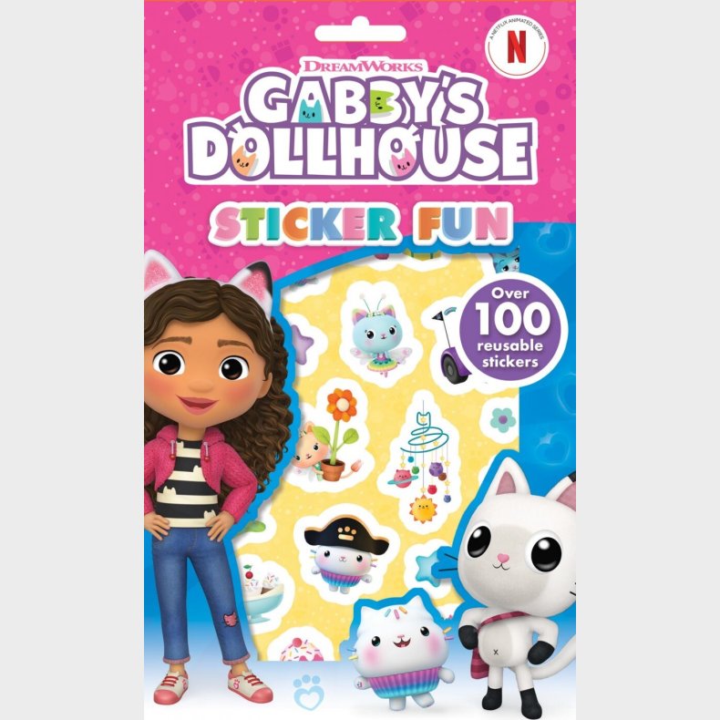 Gabbys Dollhouse Sticker Fun - Alligator - Bog