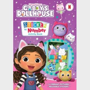 Gabbys Dollhouse Stickers By Numbers - Bog