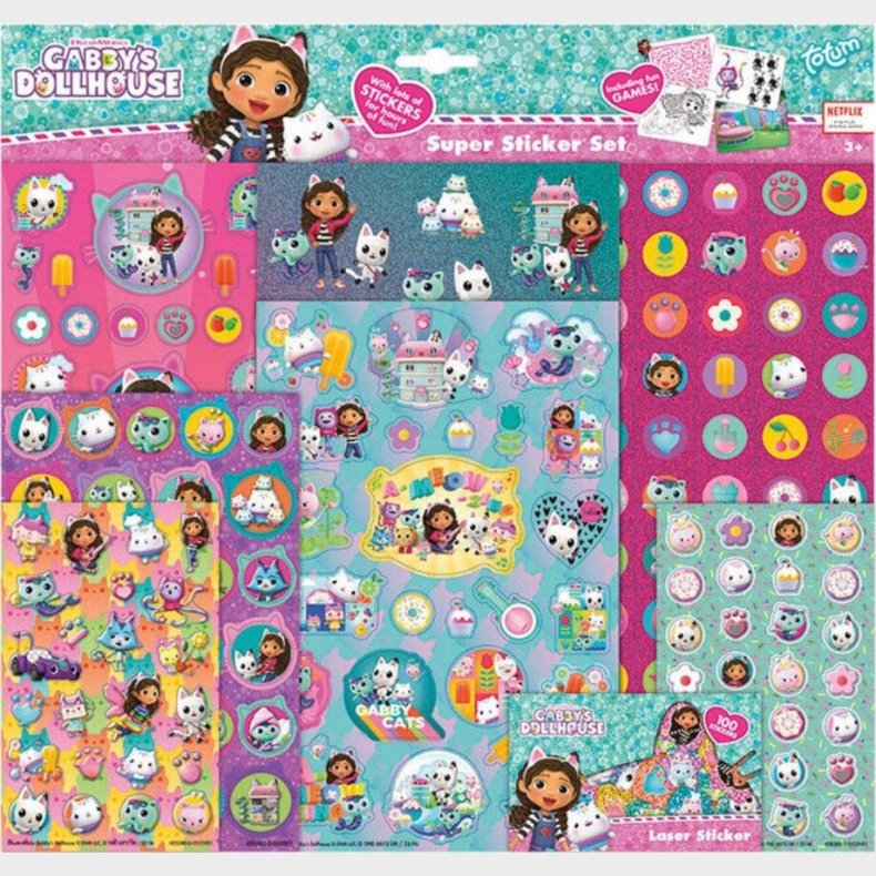 Gabbys Dollhouse Super Stickerset