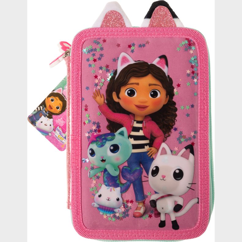 Gabby's Dukkehus - Doublesidet Penalhus M/fyld