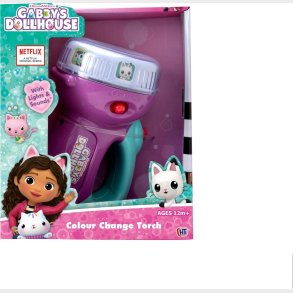 Gabby's Dollhouse - Farveskiftende Lommelygte Med Lyd Til B�rn