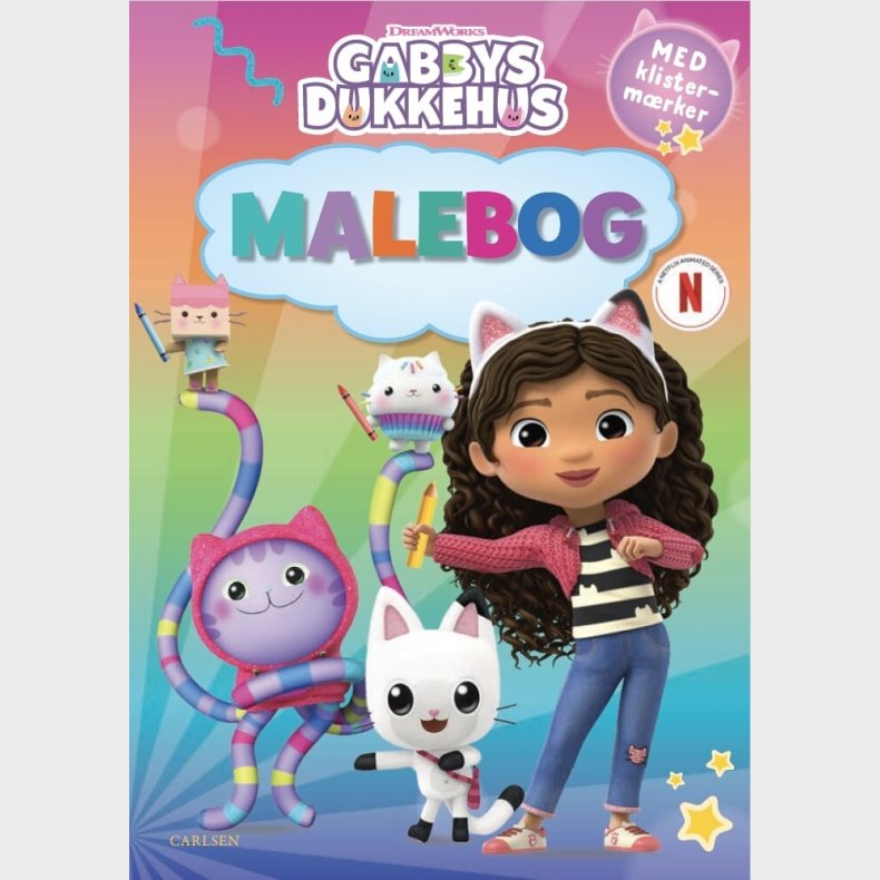 Gabbys Dukkehus - Malebog (kolli 6) - Bog