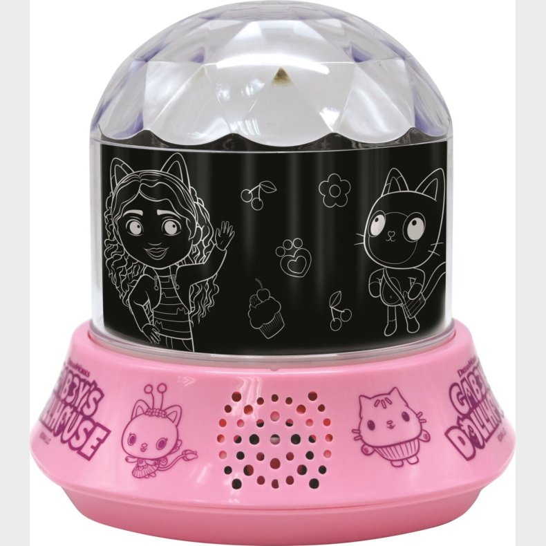 Gabbys Dukkehus - Natlampe Projektor Med Hjttaler - Lexibook