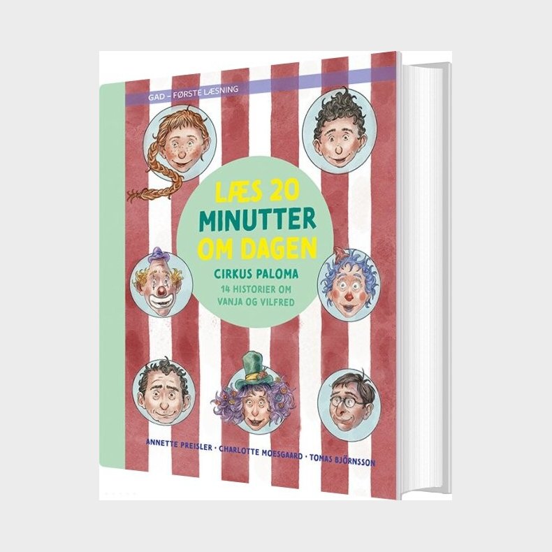 L�s 20 Minutter Om Dagen: Cirkus Paloma - Annette Dorthe Preisler - Bog