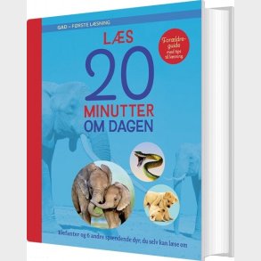 L�s 20 Minutter Om Dagen - Elefanter Og 6 Andre Sp�ndende Dyr, Du Selv Kan L�se Om - Bog