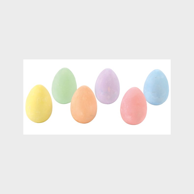 eduplay | Gadekridt - g, 6 stk.