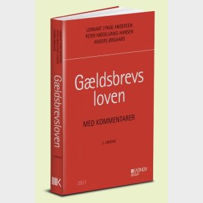 G�ldsbrevsloven Med Kommentarer - Anders �rgaard - Bog