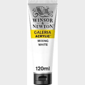 Winsor & Newton - Galeria Akrylmaling - Mixing White 120 Ml