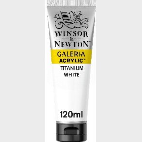 Winsor & Newton - Akrylmaling - Titanium Hvid 120 Ml