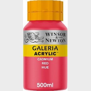 Winsor & Newton - Galeria Akrylmaling - Cadmium Red Hue 500 Ml