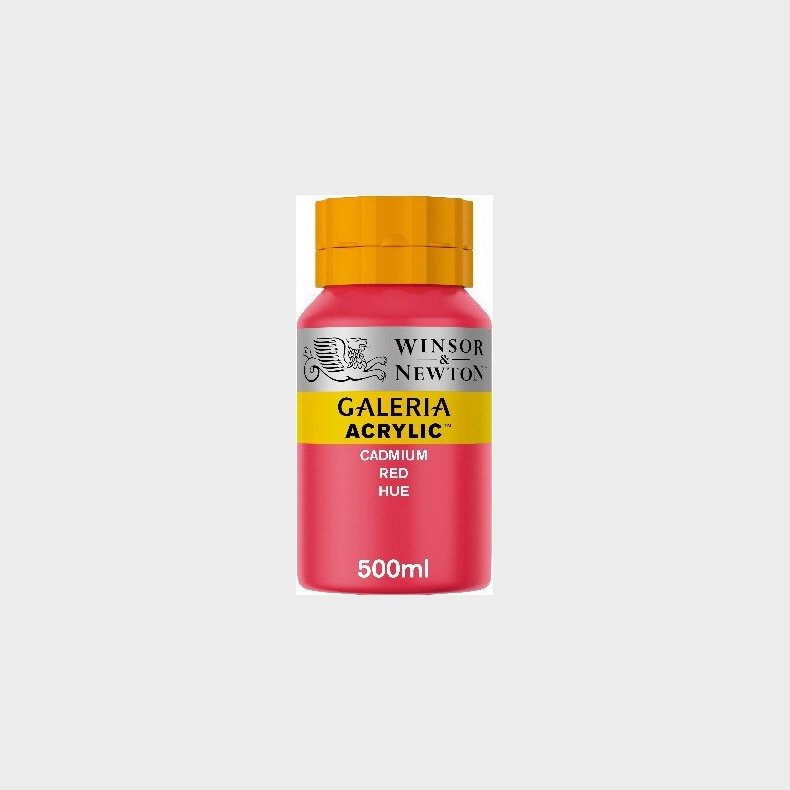 Winsor & Newton - Galeria Akrylmaling - Cadmium Red Hue 500 Ml