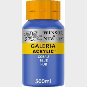 Winsor & Newton - Galeria Akrylmaling - Cobalt Blue Hue 500 Ml