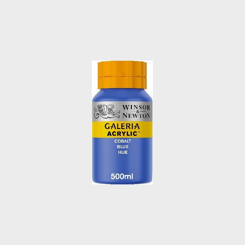 Winsor & Newton - Galeria Akrylmaling - Cobalt Blue Hue 500 Ml