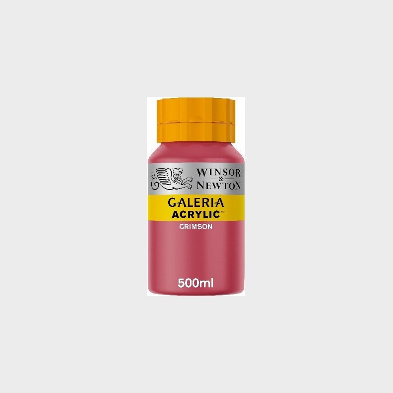 Winsor & Newton - Galeria Akrylmaling - Crimson 500 Ml