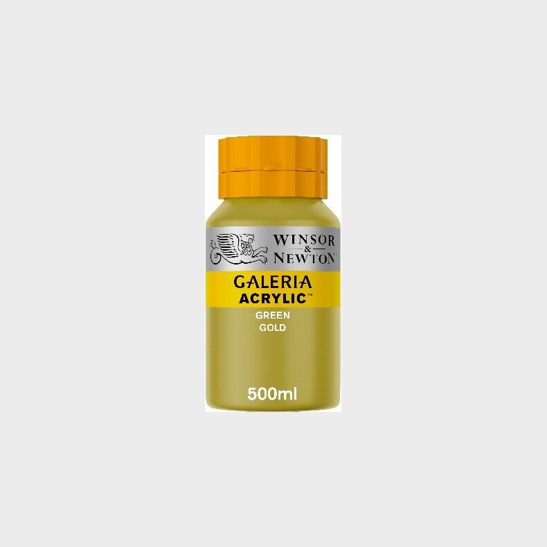 Winsor & Newton - Akrylmaling - Green Gold 500 Ml