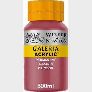 Winsor & Newton - Galeria Akrylmaling - Alizarin Crimson 500 Ml
