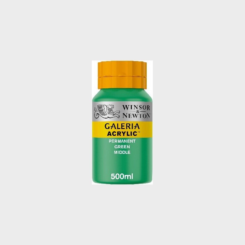 Winsor & Newton - Akrylmaling - Medium Grn 500 Ml