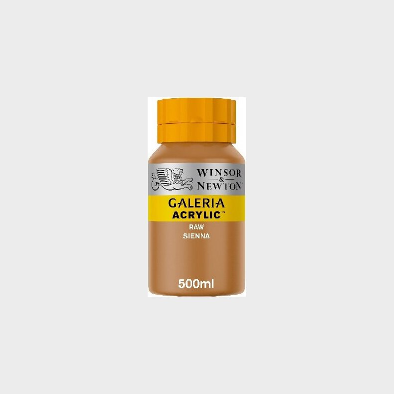 Winsor & Newton - Galeria Akrylmaling - Raw Sienna 500 Ml
