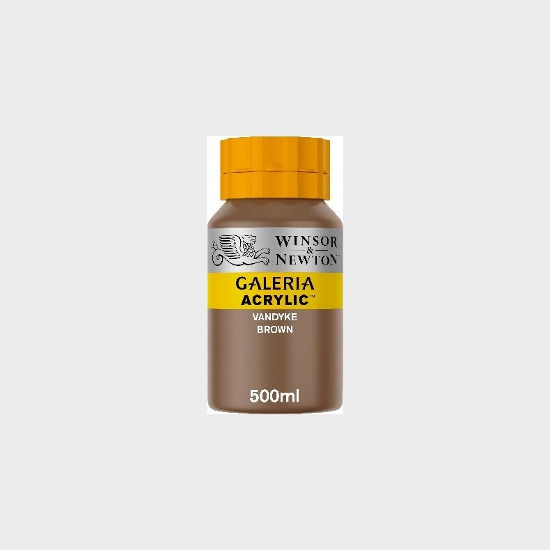 Winsor & Newton - Galeria Akrylmaling - Vandyke Brown 500 Ml