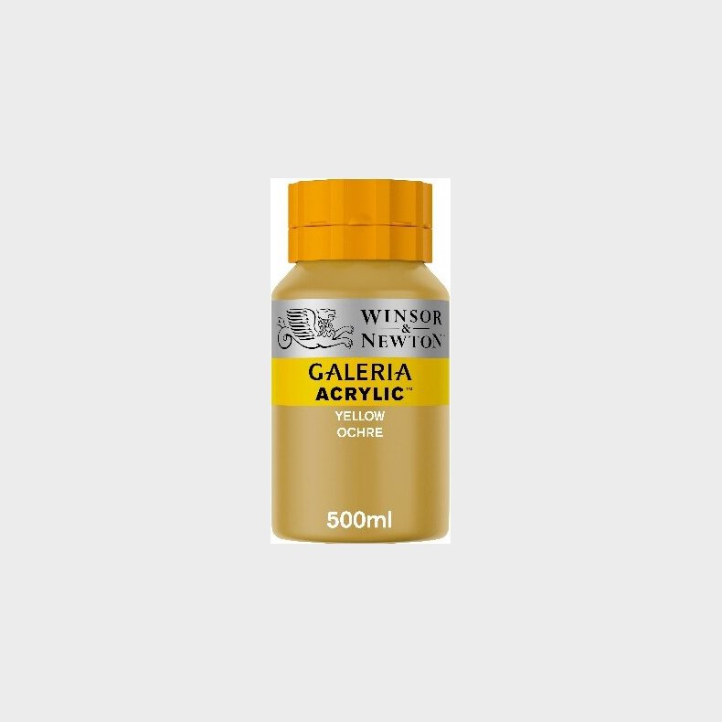 Winsor & Newton - Akrylmaling - Yellow Ochre 500 Ml