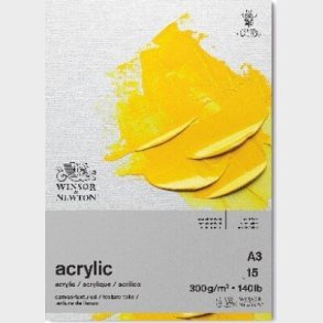 Winsor & Newton - Akrylpapir - A3 - 15 Ark